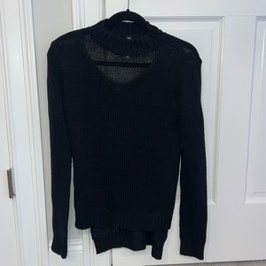 Black long sleeve sweater